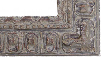 Detail of reproduction Spanish picture frame.